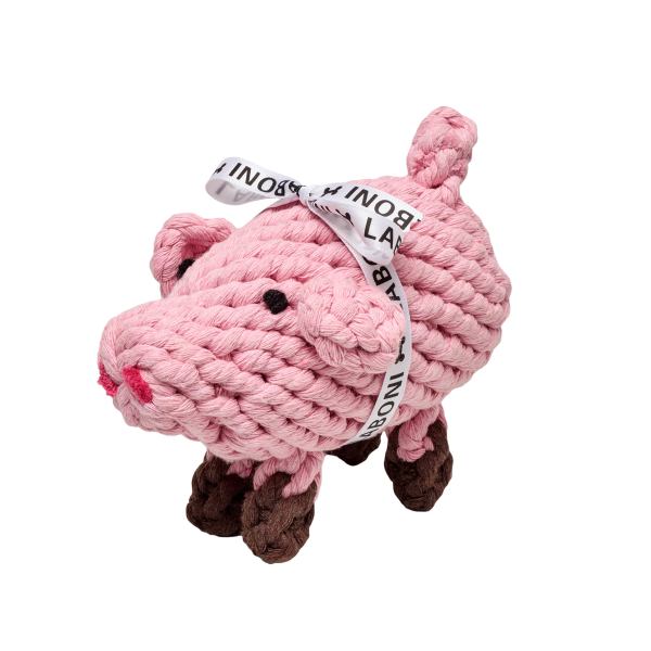 PIGGY PIG – Lucky Pig Cotton Rope Dog Toy
