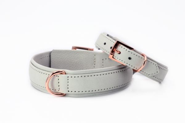 AMICI - Stilvolles Nappa-Halsband für modebewusste Hundefreunde